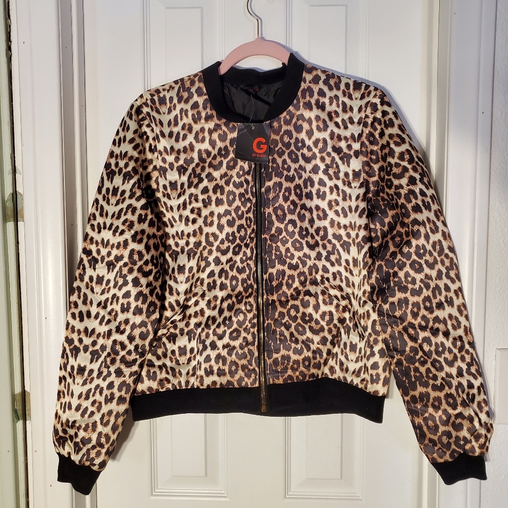 Guess Leopard Print Jacket